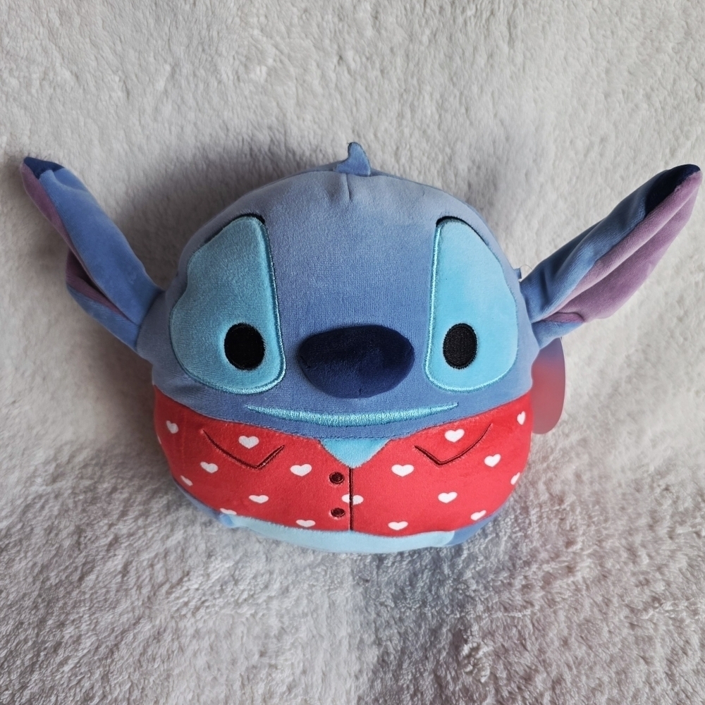 NWT Disney Squishmallows Lilo & Stitch STITCH 8" Plush toy Valentines Day 2025